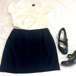 Navy Blue Pencil Skirt